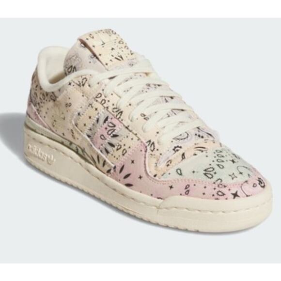 NEW ADIDAS ORIGINALS Forum 84 Low CL Pastel Paisley Women's US 9 - Picture 5 of 10